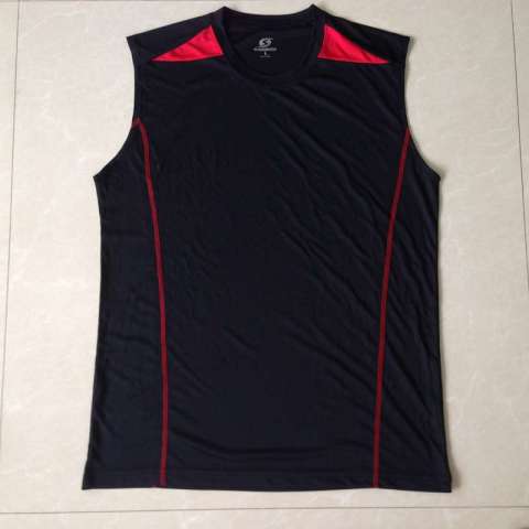 New Design Mens 100%Polyester High Quality Custom Gym Vest