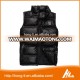 High quality custom wholesale outdoor padded goose down vest mens