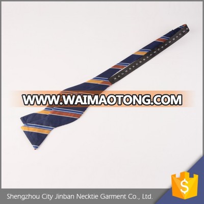 China supplier OEM accept adjustable stripe 100% silk boys tie