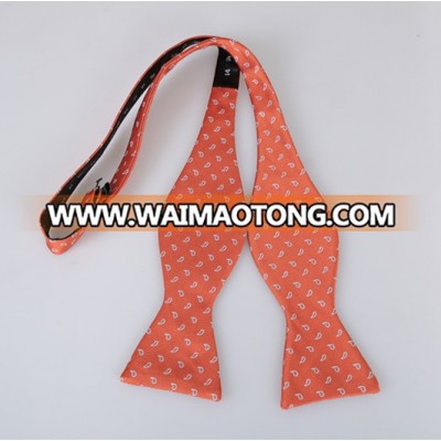 China supplier OEM accept adjustable custom polyester self bowtie