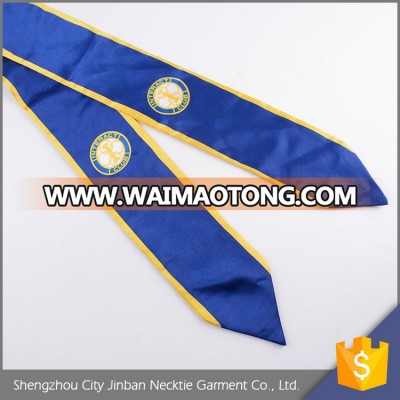 Wholesale price Custom logo design print polyester ties for men