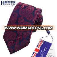 High Quality 100% Natural Silk Tie China Silk Jacquard woven tie