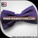 Chinese Solid color silk purple bow ties