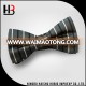 Men fashion black white stripe bow ties